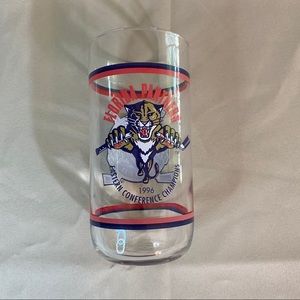 NHL Florida Panthers Glass Tumbler 1996